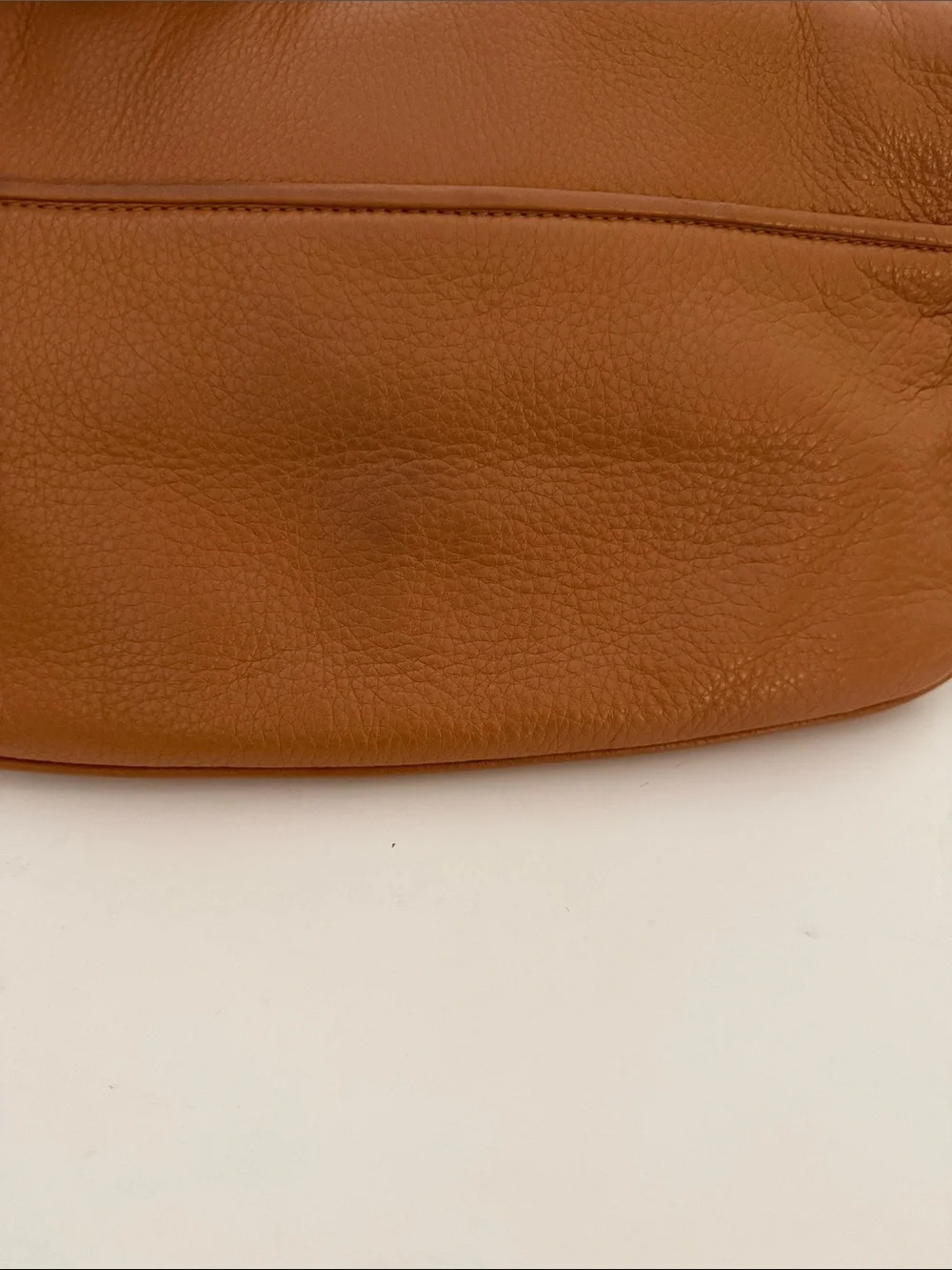 Tory Burch sleek cognac